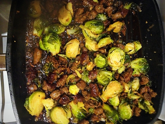 Rustic Roasted Brussels Sprouts